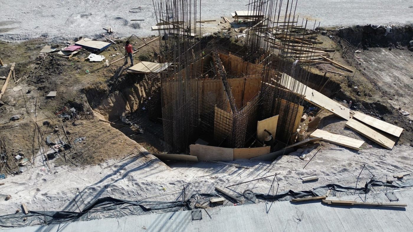 Excavación para cimentación profunda